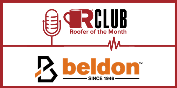 rclub march roofer of the month beldon